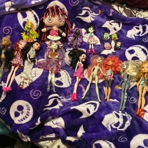Vintage monster high dolls lot